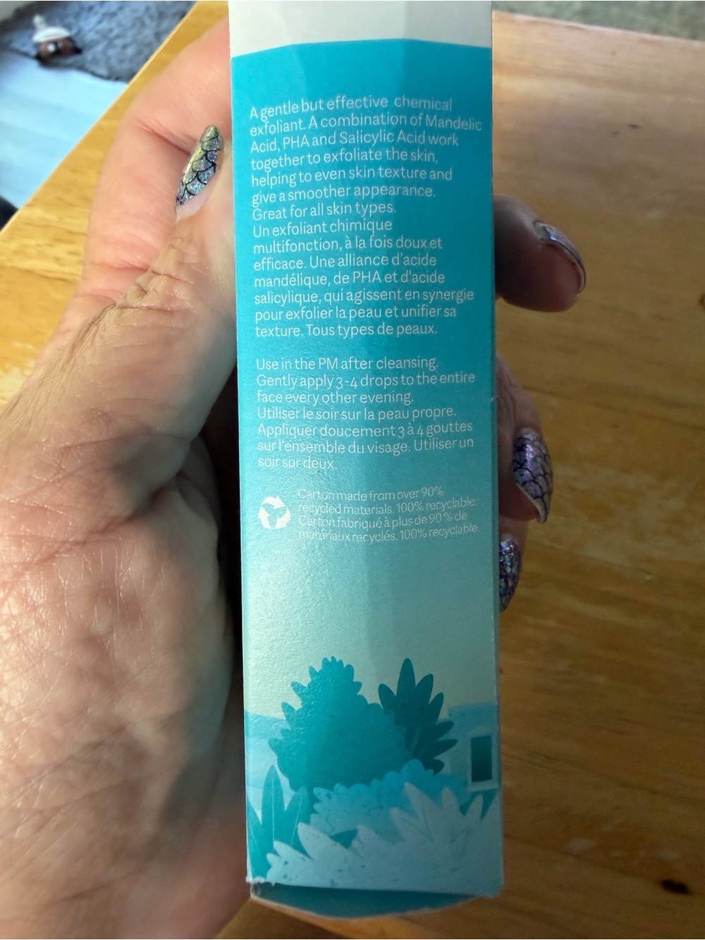 Selfless by Hyram Mandelic Acid & Rice Bran Gentle Exfoliating Serum - Blue - Picture 2 of 4